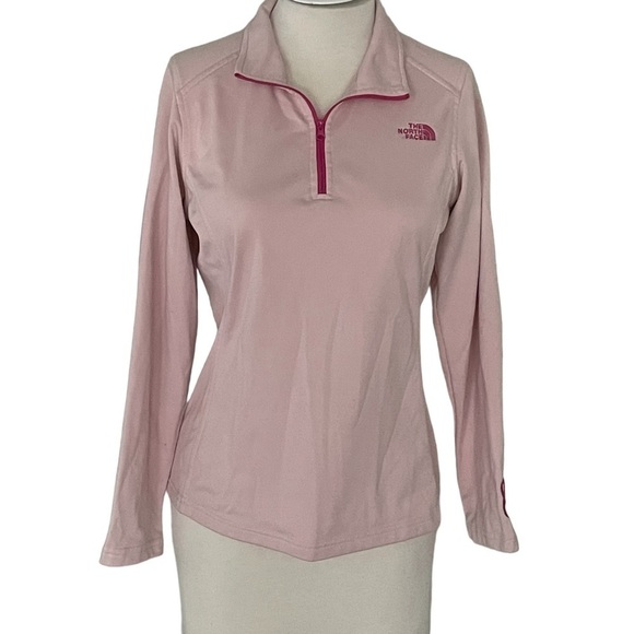 The North Face Breast Cancer 1/4 Zip Sweater Size M - Picture 1 of 9